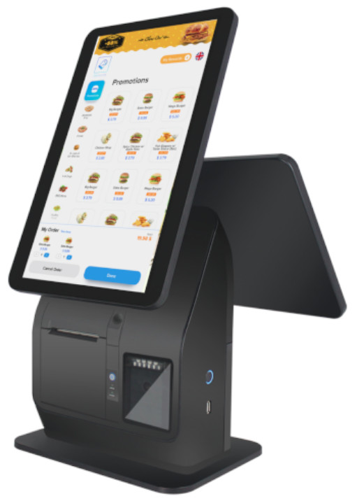 caisse borne tactile